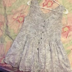 Ecote grey Aztec print romper